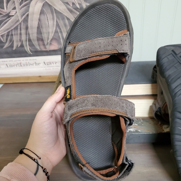 Teva Men's Katavi 2 Hiking Sandal Black Olive Light Trails Mens 11 - Picture 4 of 9